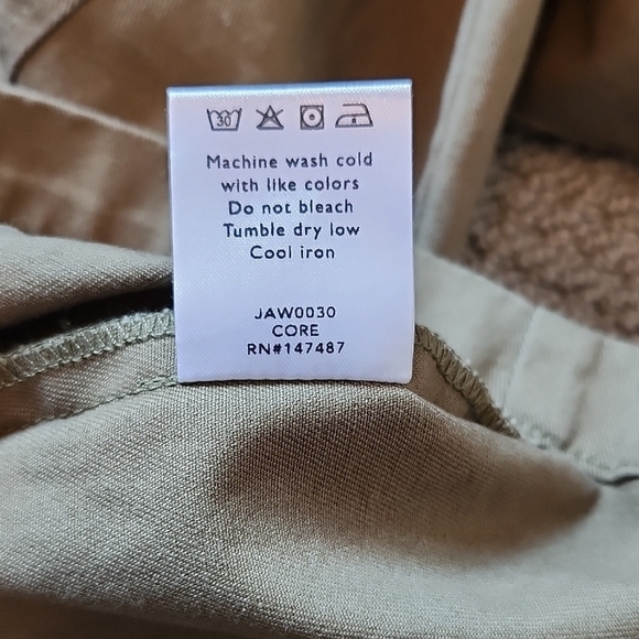 Draper James Women's Olive Green Belted Zippered 100% Cotton Jacket in Size S - Picture 11 of 11